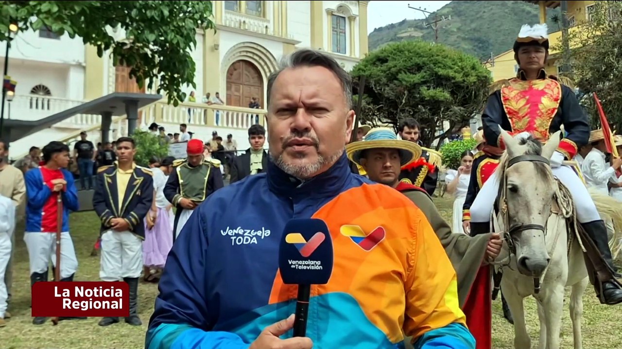 Mérida | Conmemoran con acto teatral los 213 años del Paso de Bolívar por Los Andes