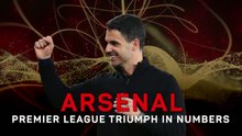 Arsenal's Premier League triumph in Numbers