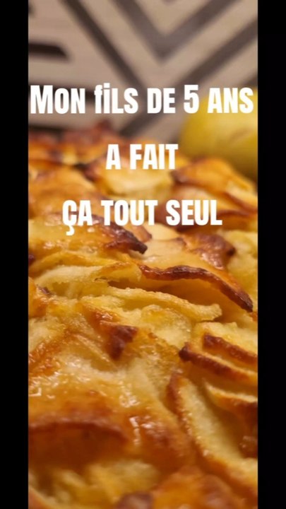 Mon fils de 5 ans a fait son gateau seul