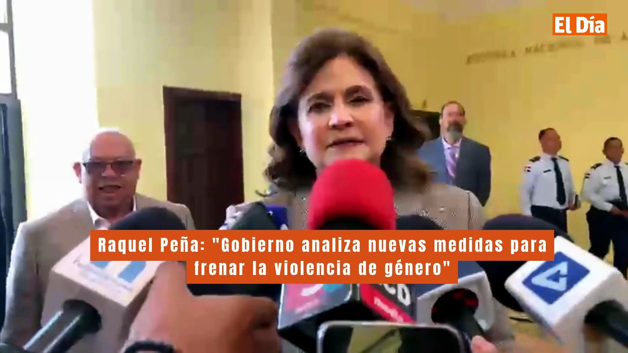 Raquel Peña: "Gobierno analiza nuevas medidas para frenar la violencia de género"