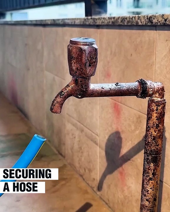 How to secure a loose hose in seconds!