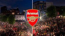Afición del Arsenal invade Londres para celebrar el título de Premier League tras empate del Manchester City