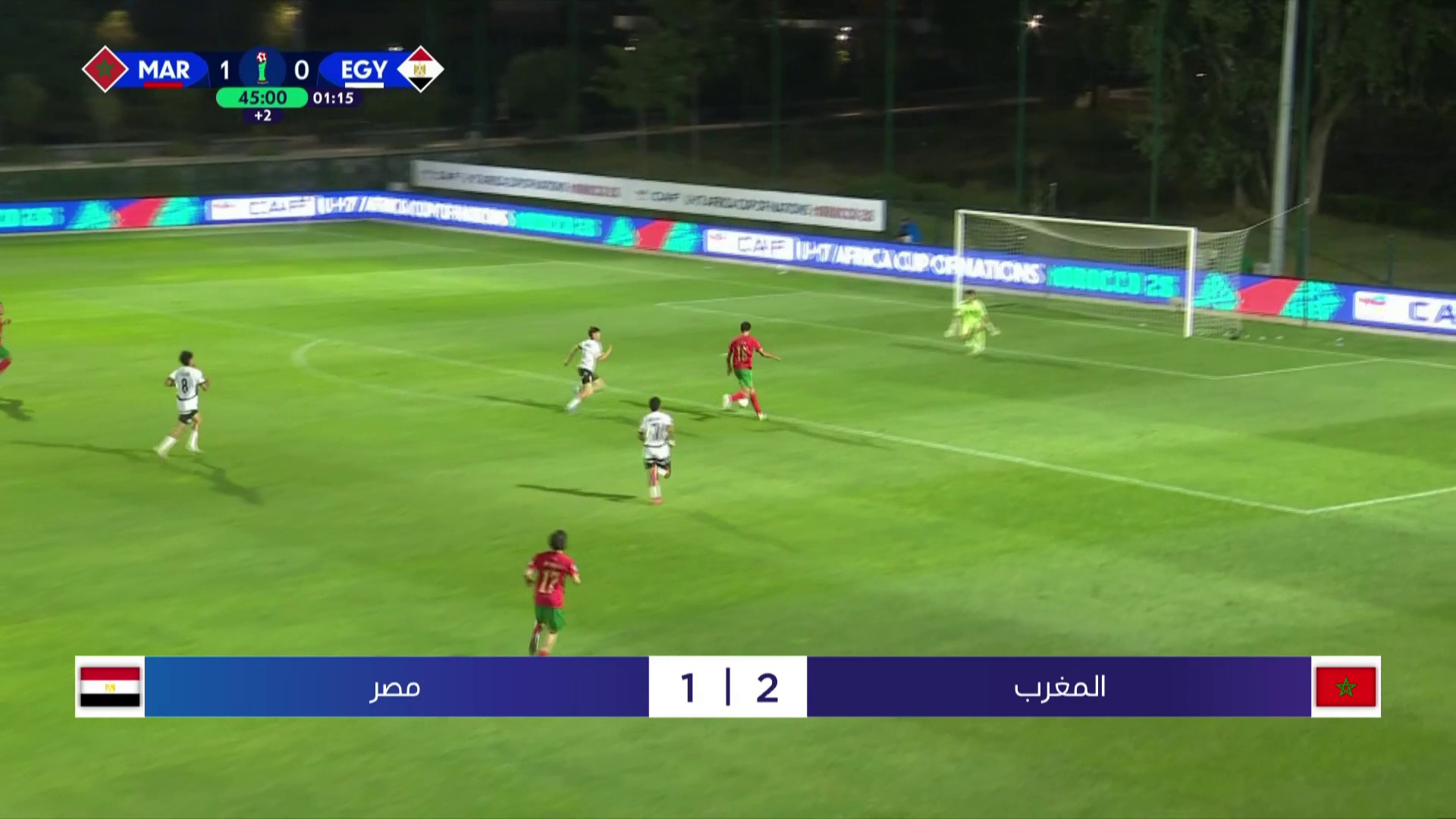 كأس أمم إفريقيا تحت 17 عاماً - تأهّل المغرب ومصر إلى ربع النهائي