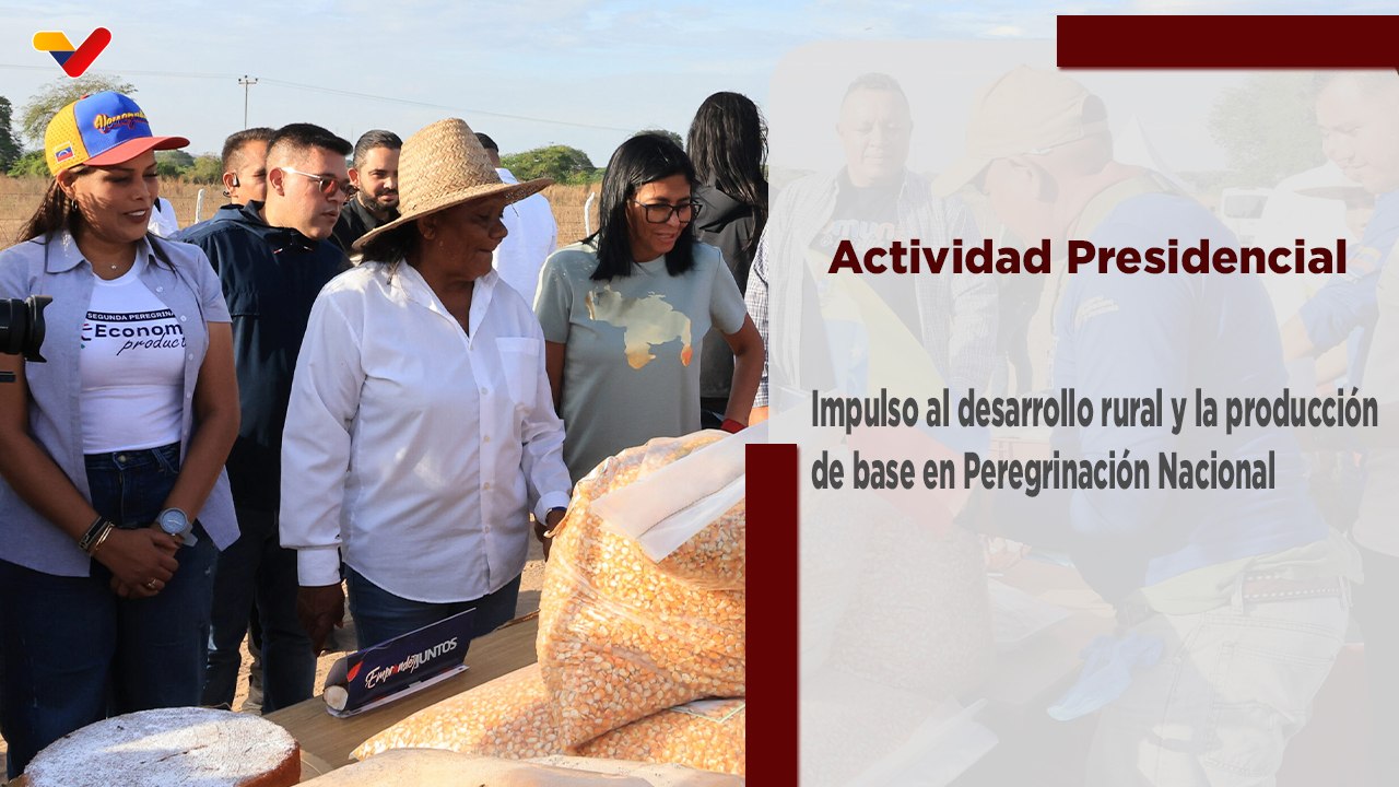 Presidenta (E) impulsa el desarrollo rural y la producción de base en Peregrinación Nacional