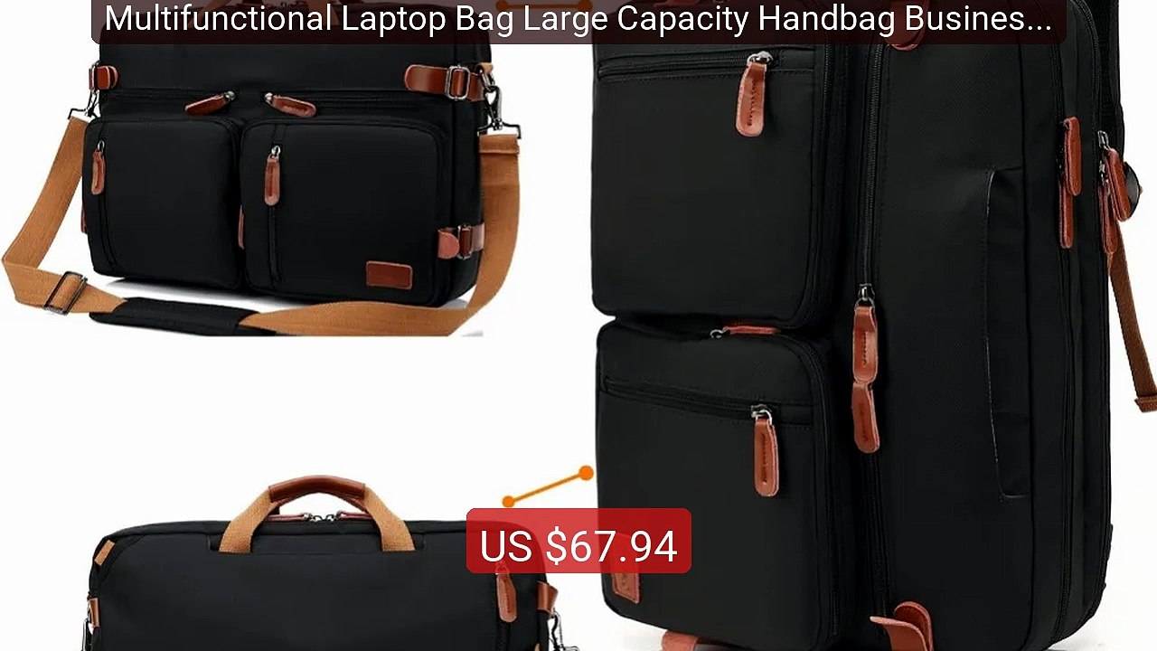 Multifunctional Laptop Bag Large Capacity Handbag Business ... -- Top Pick 2026 | Unbeatable Price!