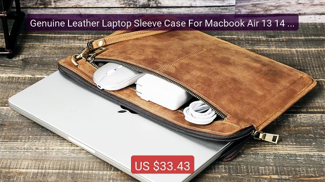 Genuine Leather Laptop Sleeve Case For Macbook Air 13 14 Pro ... Amazing Value 2026 | Must Have!