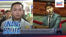 1 Tahanan Party-list Rep. Nathaniel Oducado at Pinoy Workers Party-list Rep. Franz Legazpi, nagbitiw sa puwesto | Unang Balita