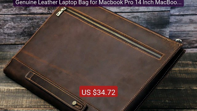Genuine Leather Laptop Bag for Macbook Pro 14 Inch MacBook Air... Best Buy 2026 | Great Quality!