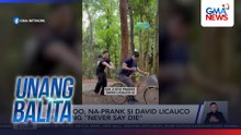 Kim Ji-Soo, na-prank si David Licauco sa set ng "Never Say Die" | Unang Balita