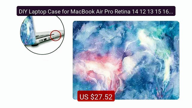 DIY Laptop Case for MacBook Air Pro Retina 14 12 13 15 16 15.4... Hot Deal 2026 | Limited Offer!