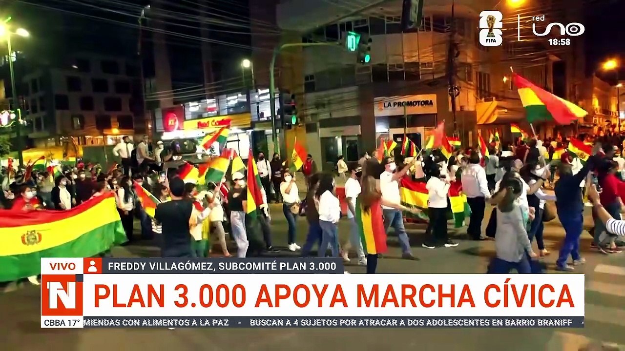 SECTORES APOYAN MARCHA CÍVICA EN SCZ