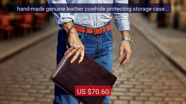 hand-made genuine leather cowhide protecting storage case bag... Amazing Value 2026 | Must Have!