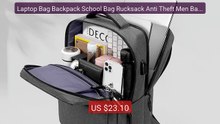 Laptop Bag Backpack School Bag Rucksack Anti Theft Men Backbag Tra... -- Best Deal 2026 | Shop Now!