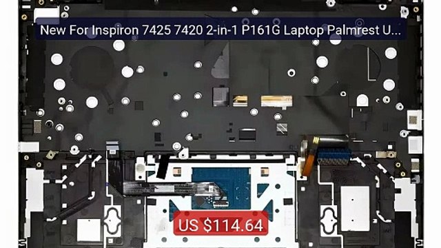 New For Inspiron 7425 7420 2-in-1 P161G Laptop Palmrest Upp... Top Pick 2026 | Unbeatable Price!