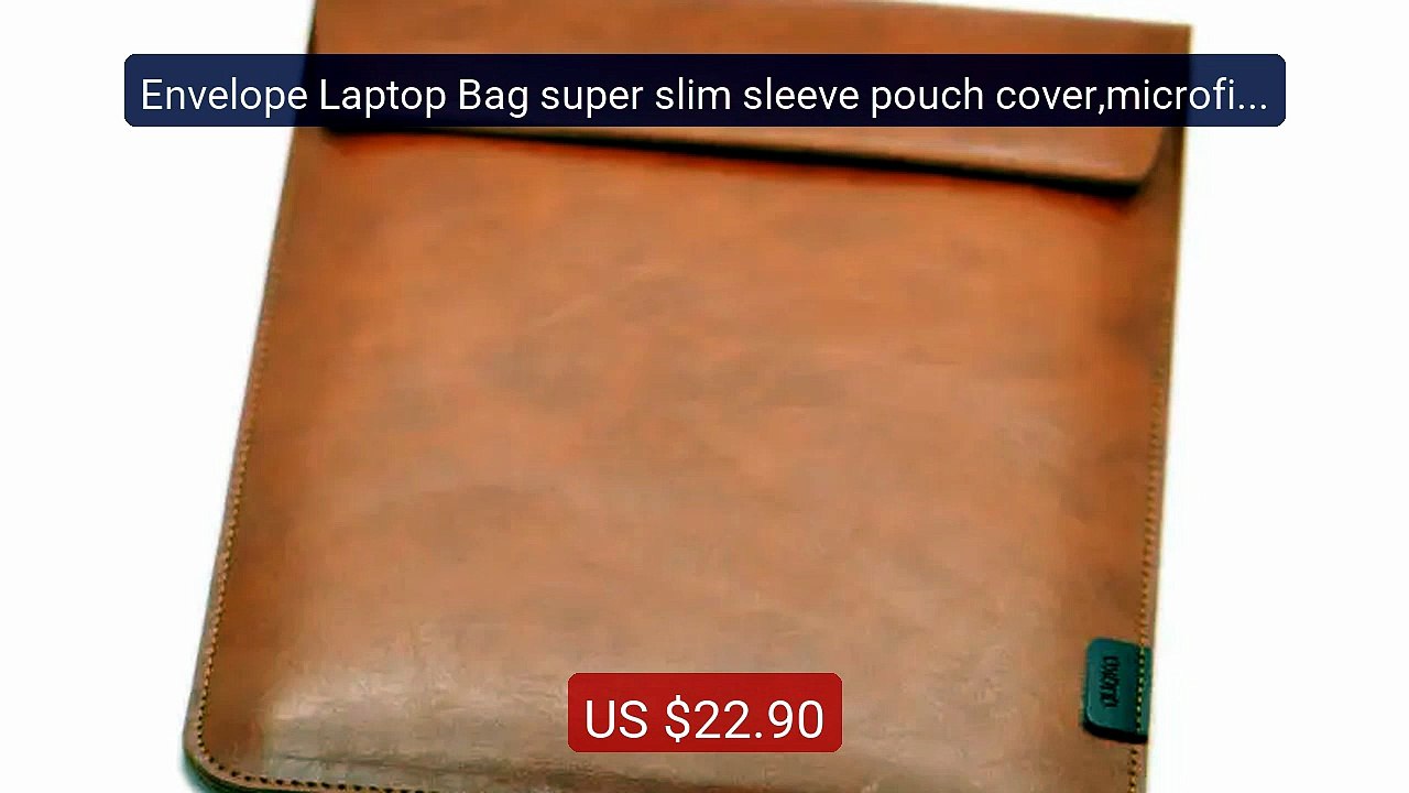 Envelope Laptop Bag super slim sleeve pouch cover,microfiber leath... -- Best Deal 2026 | Shop Now!