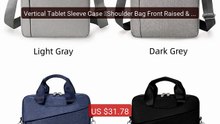 Vertical Tablet Sleeve Case ，Shoulder Bag Front Raised & Horizontal... -- Top Rated 2026 | Buy Now!