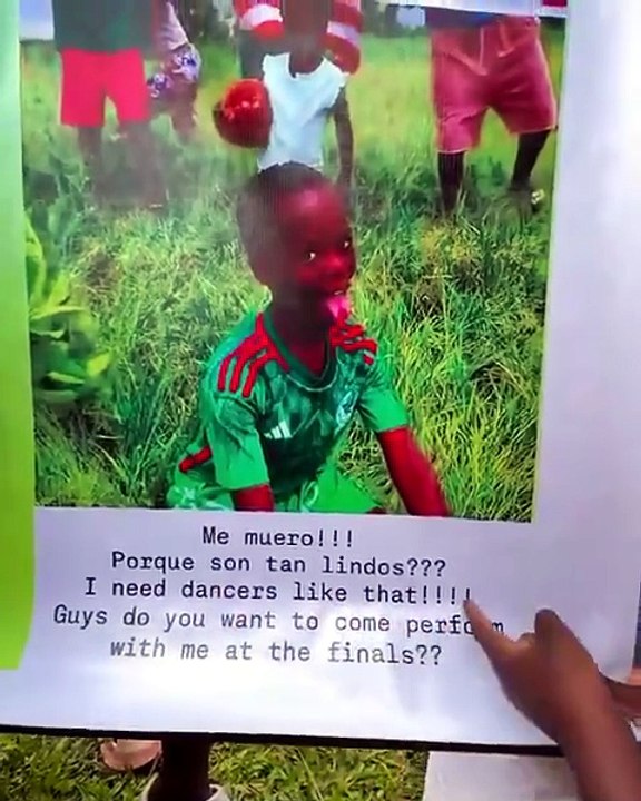 Un grupo de niños de Uganda bailará con Shakira en el entretiempo de la final del Mundial