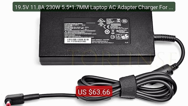 19.5V 11.8A 230W 5.5*1.7MM Laptop AC Adapter Charger For Acer Shado... Top Rated 2026 | Buy Now!