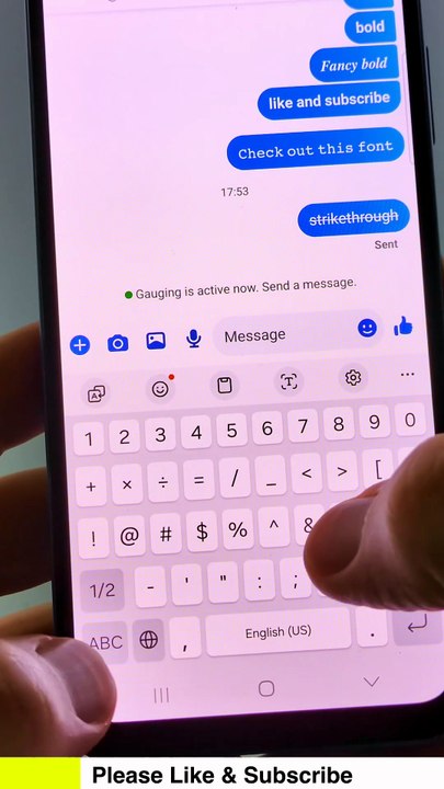 How to Make Strikethrough Text in Messenger