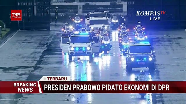 Detik-Detik Presiden Prabowo Tiba di DPR RI Sampaikan Pidato Ekonomi, Disambut Puan Maharani