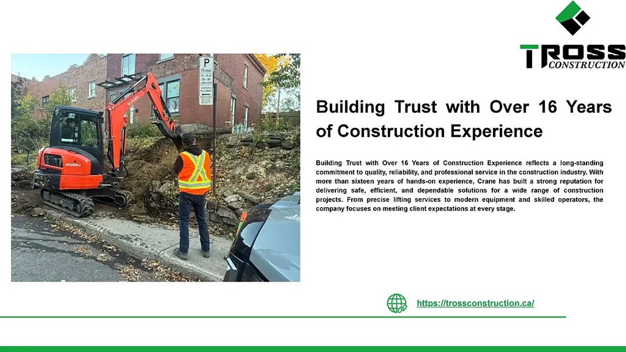 Why Choose Tross Construction for Your Next Project
