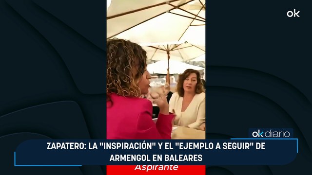 Zapatero: La inspiración y el ejemplo a seguir de Armengol en Baleares
