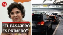 Ivonne Ortega defiende un transporte digno y seguro en terminales aéreas