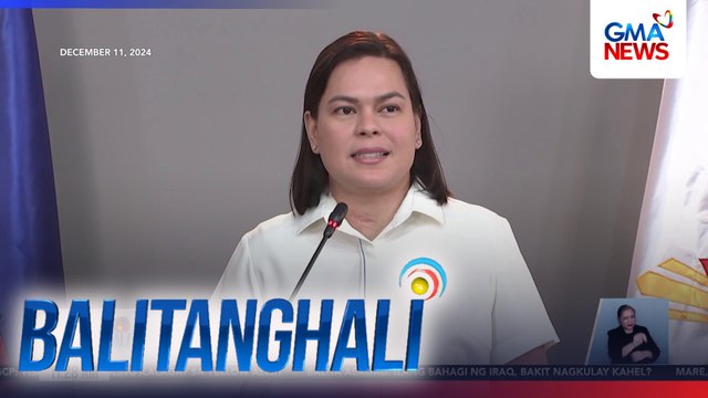 OVP - Natanggap na namin ang summons ng Senate impeachment court para kay VPSD | Balitanghali