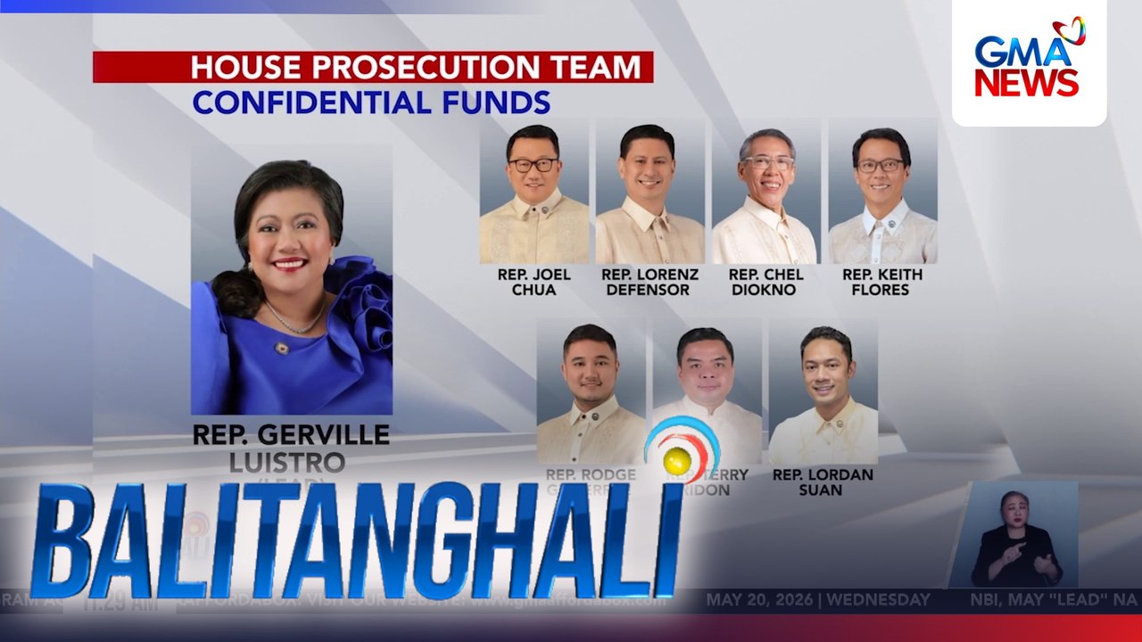 Lead Public Prosecutor Luistro sa impeachment ni VPSD - "The evidence of the Prosecution is strong" | Balitanghali