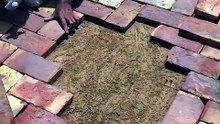 Brick wall fixing trick.#construction #viral  #snapchat  #trending