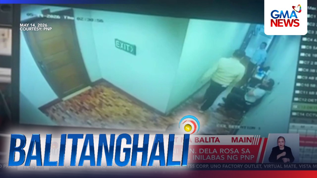 Kuha ng CCTV ng pag-alis ni Sen. Dela Rosa sa Senado kasama si Sen. Padilla, inilabas ng PNP | Balitanghali