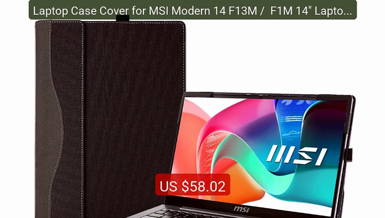 Laptop Case Cover for MSI Modern 14 F13M /  F1M 14" Laptop Protect... -- Best Deal 2026 | Shop Now!