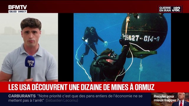 Les États-Unis affirment avoir découvert au moins une dizaine de mines dans le détroit d'Ormuz
