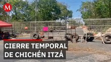 Comerciantes toman los accesos de Chichén Itzá y desafían a las autoridades