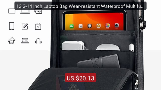 13.3-14 Inch Laptop Bag Wear-resistant Waterproof Multifunction Sh... Best Deal 2026 | Shop Now!