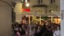 Man Loses Balance Midway While Walking on Rope and Falls