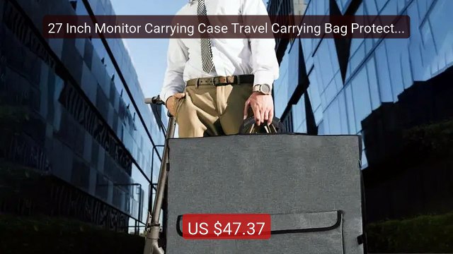 27 Inch Monitor Carrying Case Travel Carrying Bag Protective B... Best Buy 2026 | Great Quality!