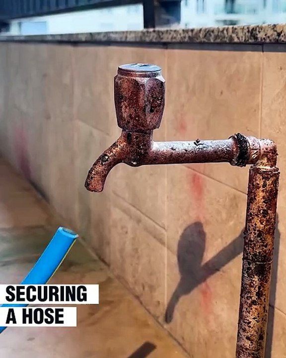 How to secure a loose hose in seconds!