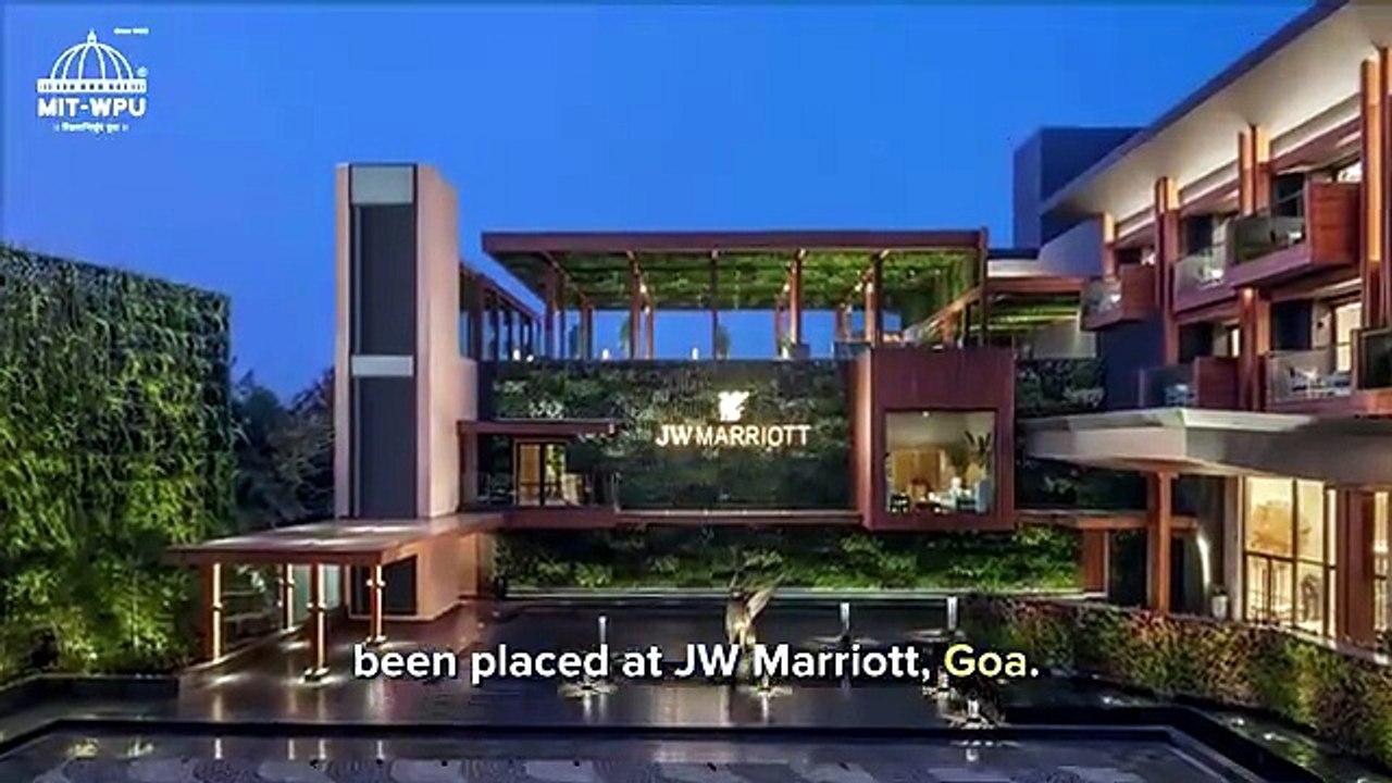 Gayatri Shirsavkar’s Journey to JW Marriott Goa _ Hospitality Management _ MIT-WPU Pune 360P