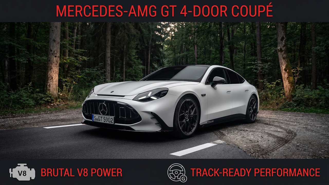 Mercedes-AMG GT 4-Türer: 800-Volt-Technik und 600 kW Laden