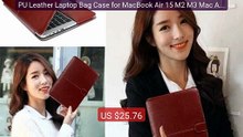 PU Leather Laptop Bag Case for MacBook Air 15 M2 M3 Mac Air... -- Top Pick 2026 | Unbeatable Price!