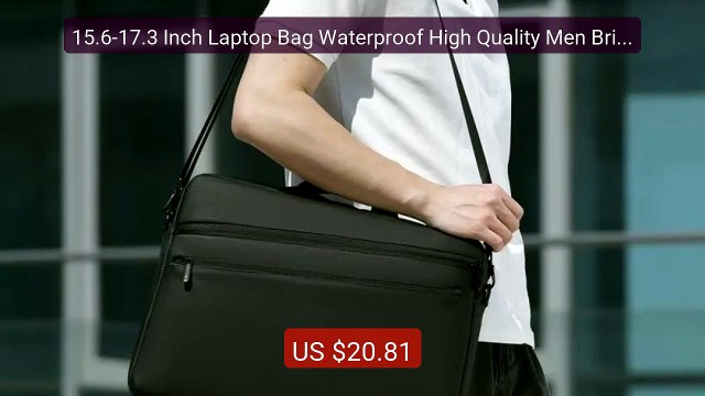 15.6-17.3 Inch Laptop Bag Waterproof High Quality Men Briefcase Adj... Top Rated 2026 | Buy Now!