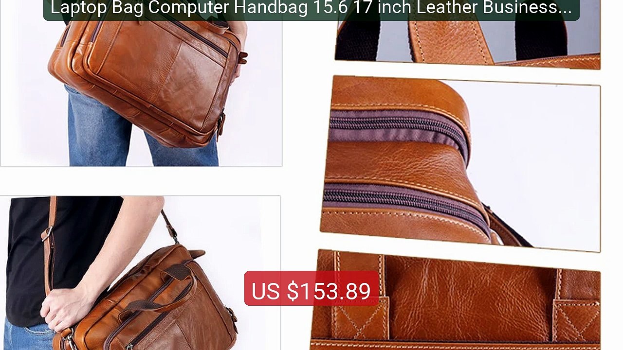 Laptop Bag Computer Handbag 15.6 17 inch Leather Business Travel C... -- Best Deal 2026 | Shop Now!