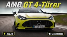 Mercedes-AMG GT 4-Türer Coupé: 860 kW und Soundcheck auf der Strecke