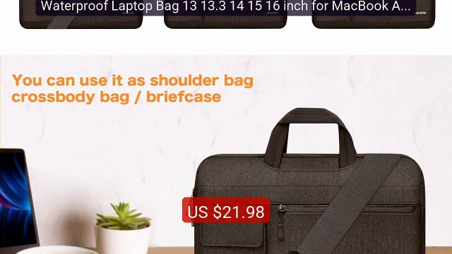 Waterproof Laptop Bag 13 13.3 14 15 16 inch for MacBook Air Pro M1... Best Deal 2026 | Shop Now!