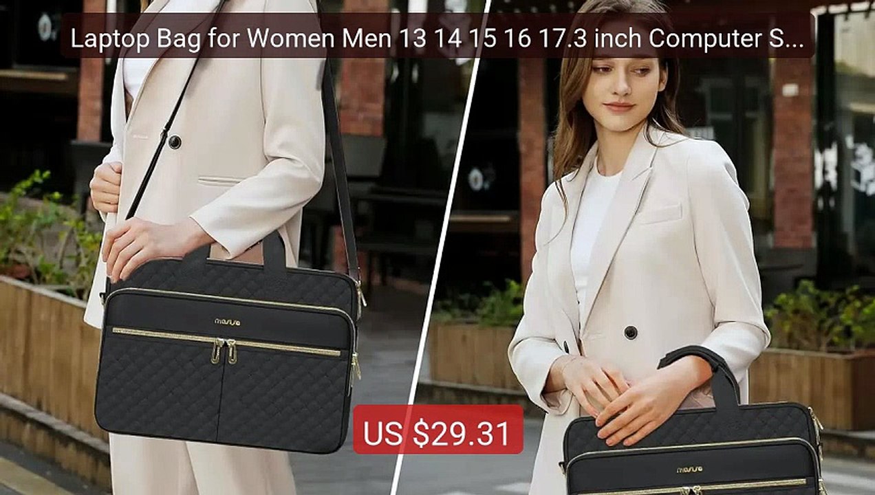 Laptop Bag for Women Men 13 14 15 16 17.3 inch Computer Shoulder Ha... -- Top Rated 2026 | Buy Now!