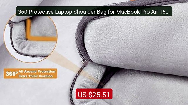 360 Protective Laptop Shoulder Bag for MacBook Pro Air 15 16 15.6 i... Top Rated 2026 | Buy Now!