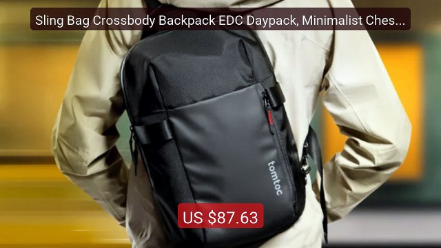 Sling Bag Crossbody Backpack EDC Daypack, Minimalist Chest Sho... Hot Deal 2026 | Limited Offer!