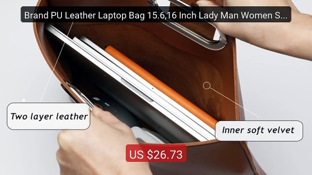 Brand PU Leather Laptop Bag 15.6,16 Inch Lady Man Women Sleeve Hand... Top Rated 2026 | Buy Now!