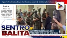 Imbestigasyon sa nangyaring gulo sa Senado, dapat ipaubaya sa isang independent body ayon sa isang senador | ulat ni Bernard Ferrer